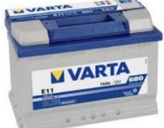 Akumulator 12V 72Ah 680A VARTA Blue D nizi desno+